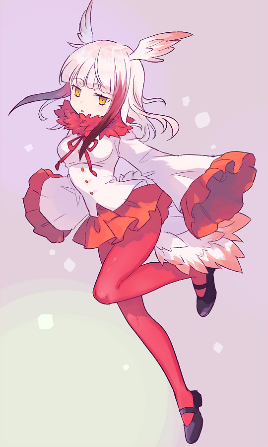japanese crested ibis (kemono friends) drawn by bey_(bey01st)