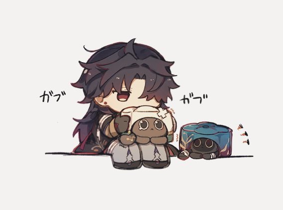 dan heng and blade (honkai and 1 more) drawn by ii8hw