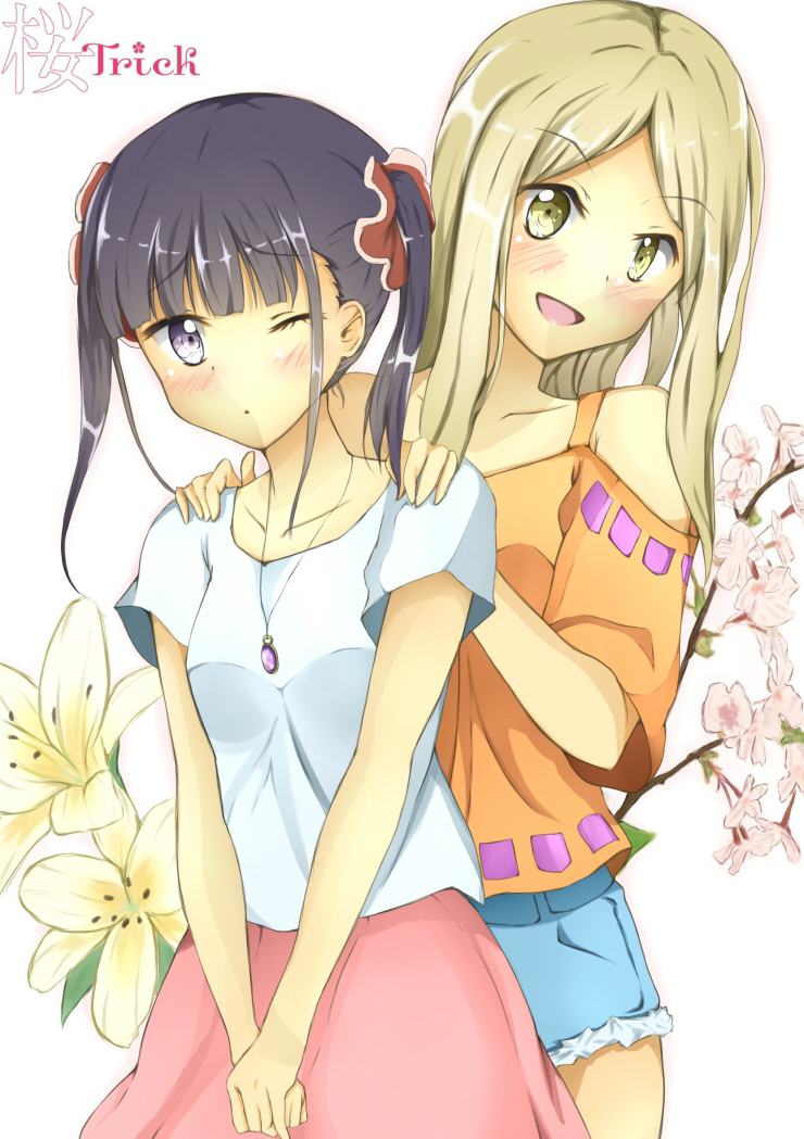 noda kotone and minami shizuku (sakura trick) drawn by matsurika_(j297021302)