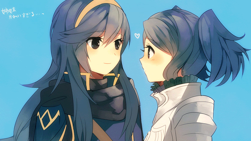 lucina and cynthia (fire emblem and 1 more) drawn by ameno_(a_meno0)