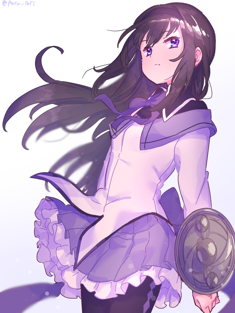 akemi homura (mahou shoujo madoka magica) drawn by serizawa_serizane
