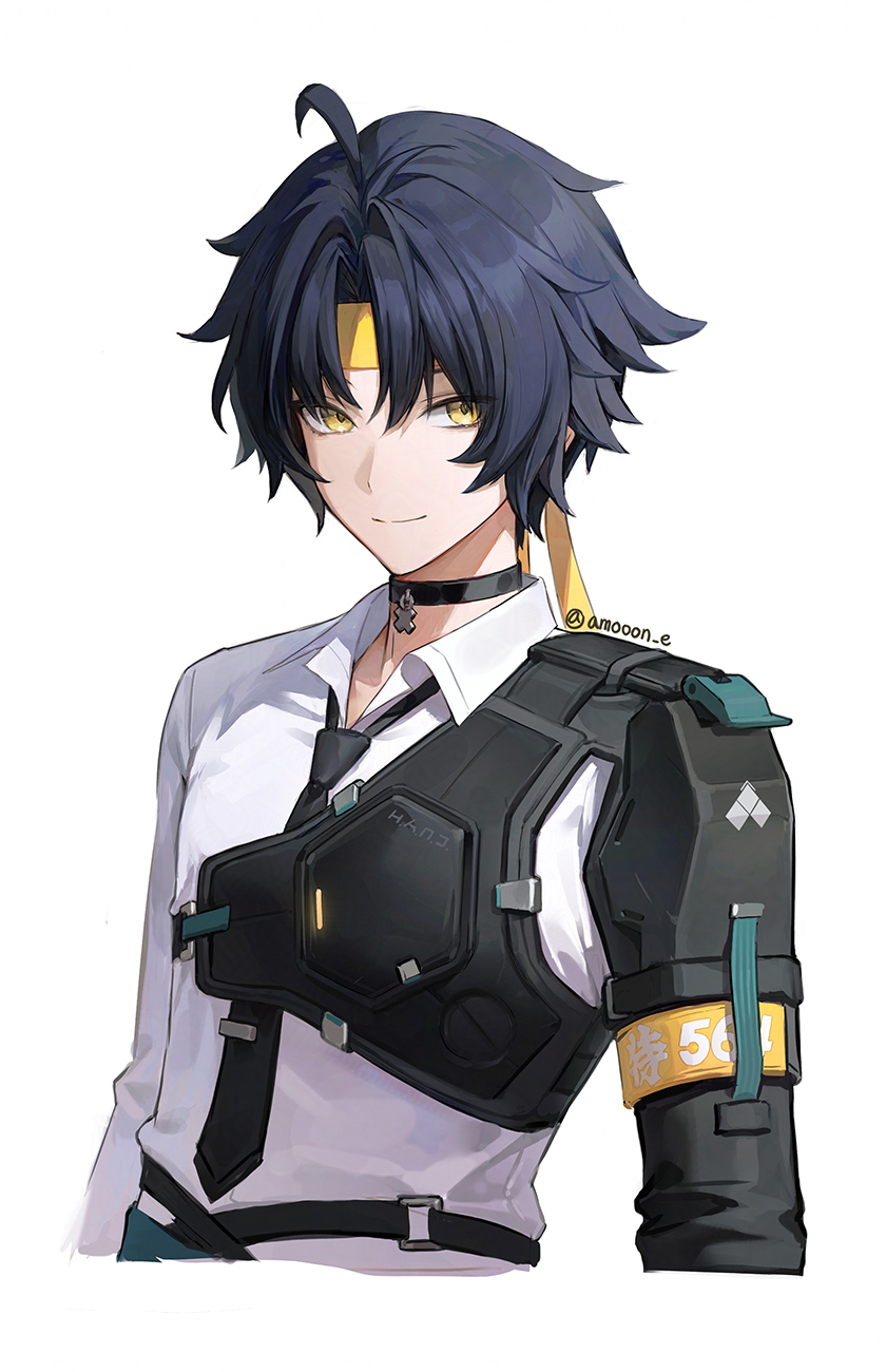 asaba harumasa (zenless zone zero) drawn by aamoooon_e