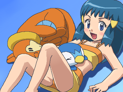 dawn, piplup, and buizel (pokemon and 1 more)