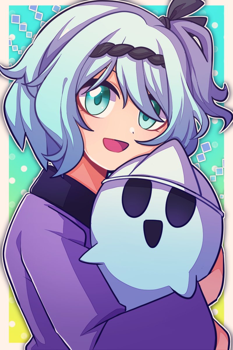 fujiwara no iyozane and ghost (len'en) drawn by 1jumangoku