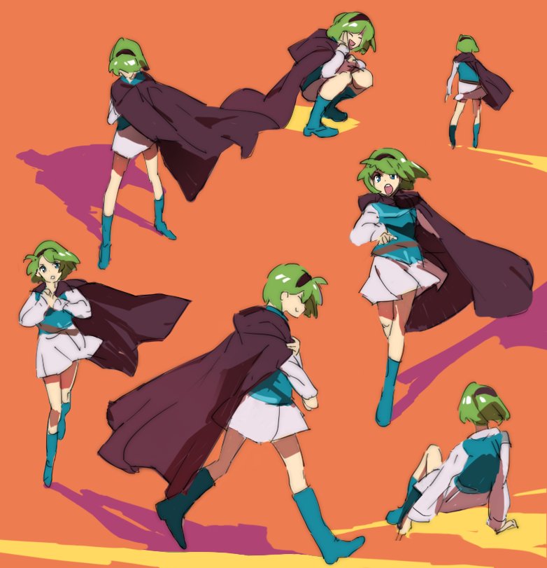 nino (fire emblem and 2 more) drawn by uwutz
