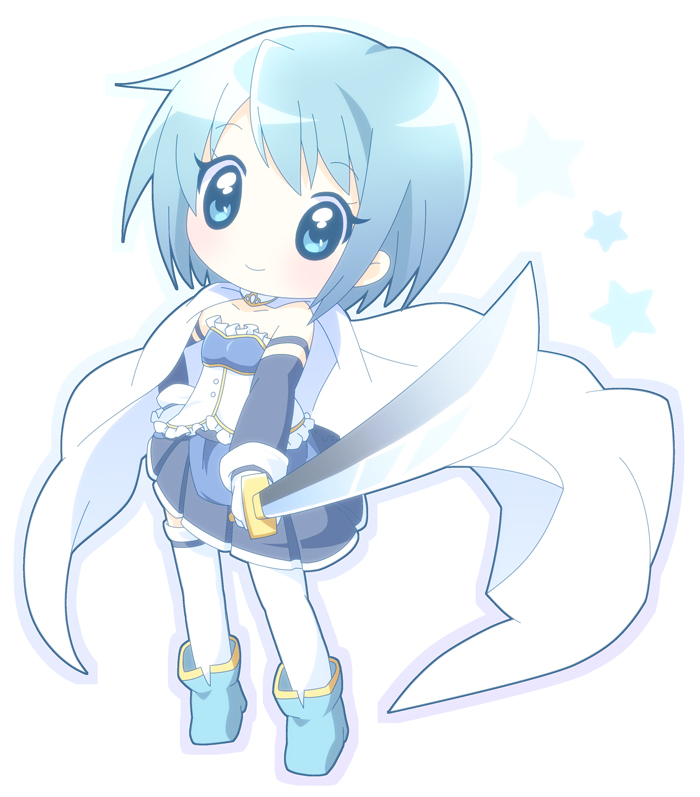 miki sayaka (mahou shoujo madoka magica) drawn by mirai_(sugar)