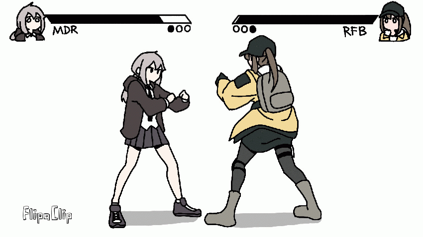 m200, mdr, mishima kazuya, rfb, dier, and 1 more (girls' frontline and 1 more) drawn by kakaobutter