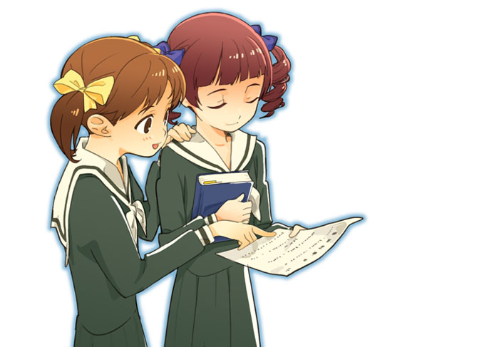 fukuzawa yumi and matsudaira touko (maria-sama ga miteru) drawn by nse