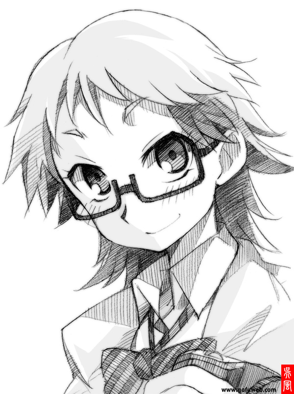 akemi mikan (jitsu wa watashi wa) drawn by gofu