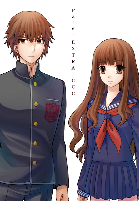 kishinami hakuno (fate and 2 more) drawn by sanada_(teketo)