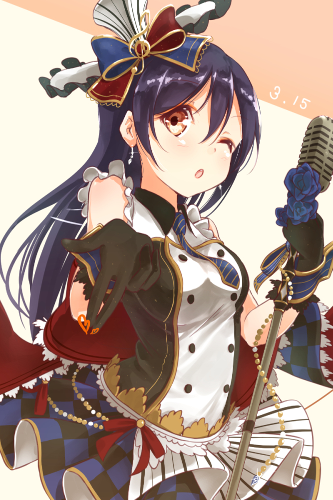 sonoda umi (love live! and 2 more) drawn by pachi_(sugiyama0306)