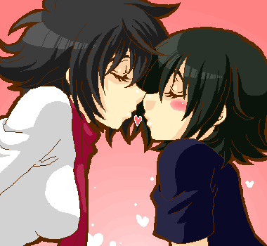 setsuna f. seiei and allelujah haptism (gundam and 1 more) drawn by reno-kichi