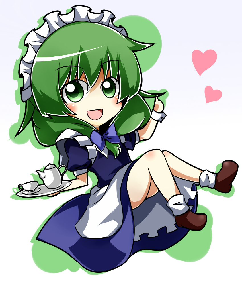 izayoi sakuya and kagiyama hina (touhou) drawn by nosada