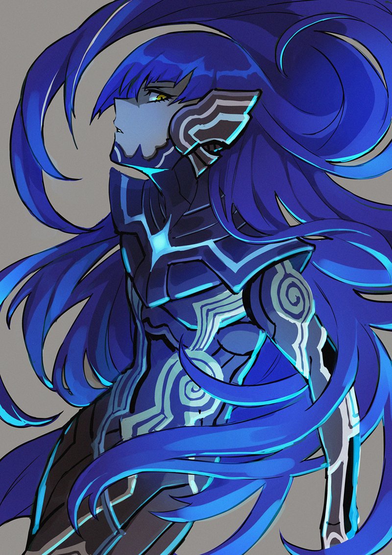 protagonist (shin megami tensei and 1 more) drawn by matamataki