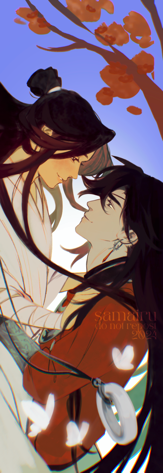 xie lian and hua cheng (tianguan cifu) drawn by samairu