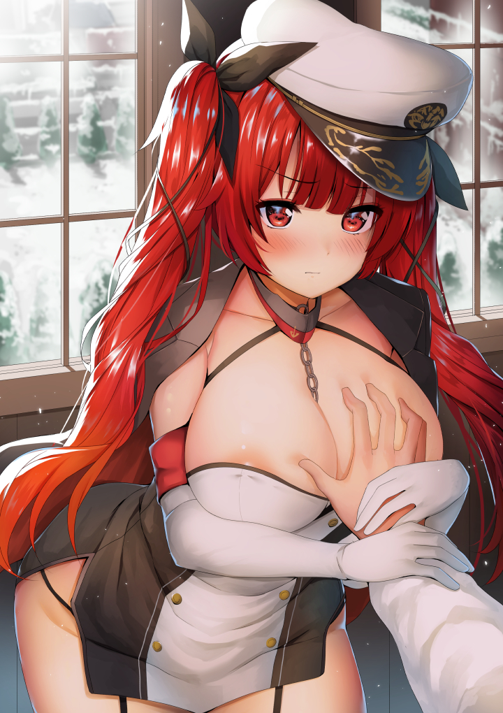 commander and honolulu (azur lane) drawn by b-ginga