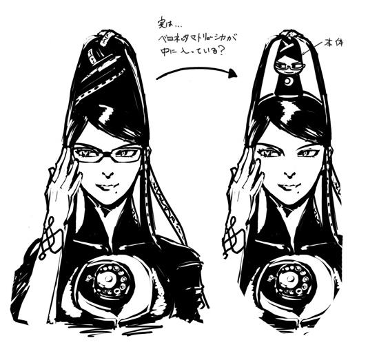bayonetta (bayonetta and 1 more) drawn by usatarou