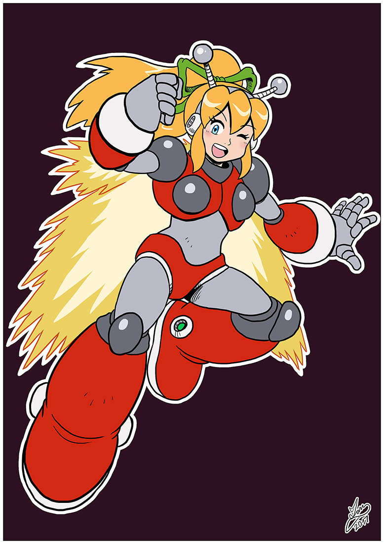 roll and hyper roll (mega man and 1 more) drawn by ian_dimas