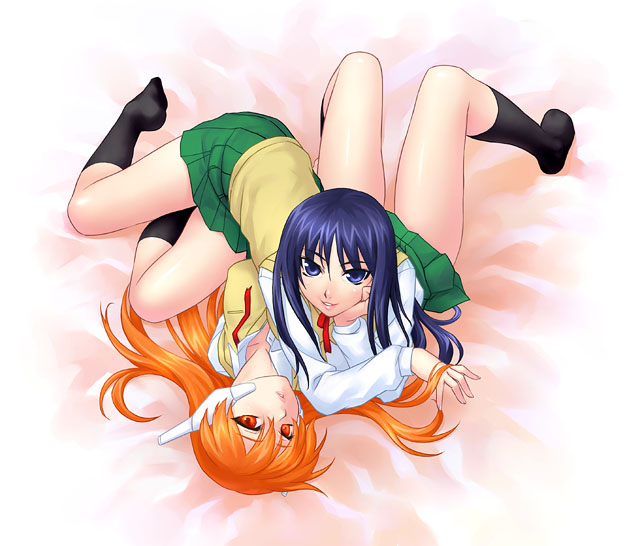 kurusugawa ayaka and serio (to heart) drawn by zen_(kamuro)