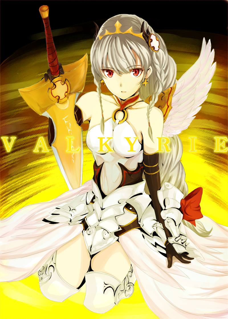 valkyrie and light valkyrie (puzzle & dragons) drawn by 1515151
