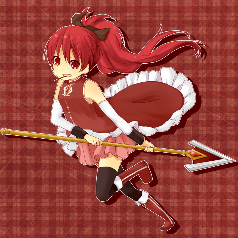 sakura kyoko (mahou shoujo madoka magica) drawn by yuzuki_(yuduame)