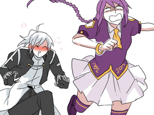 sion eltnam, sion eltnam atlasia, and riesbyfe stridberg (tsukihime and 1 more) drawn by 6_(yuchae)