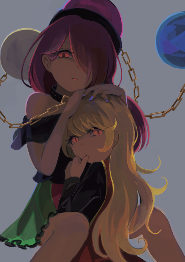 junko and hecatia lapislazuli (touhou) drawn by sakamoto_(pompa)