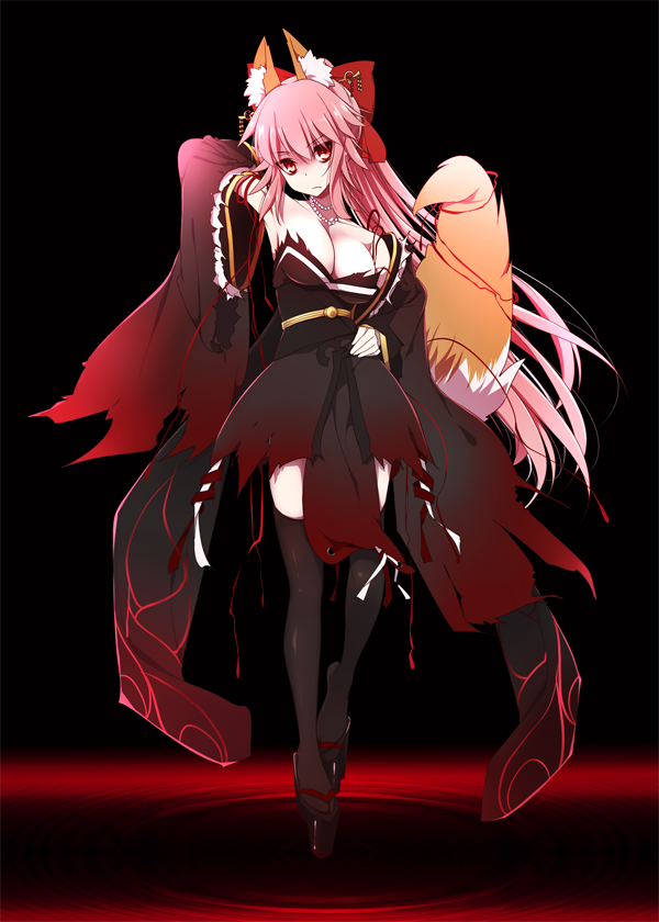tamamo and tamamo no mae (fate and 1 more) drawn by kurikara