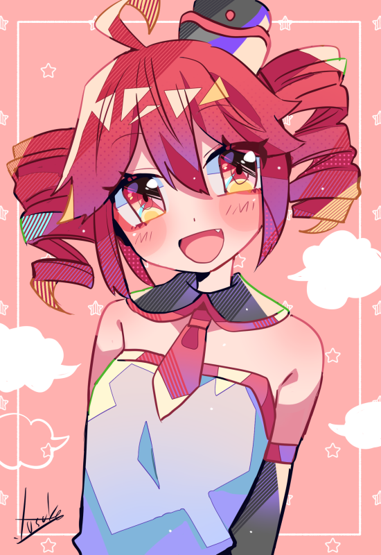 kasane teto (utau and 1 more) drawn by yuusuke-kun