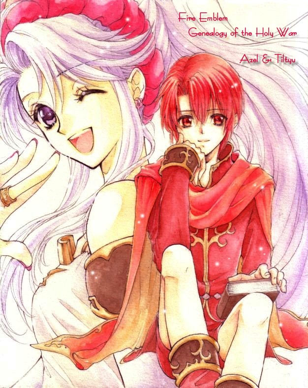 tailtiu and azelle (fire emblem and 1 more) drawn by mochineko
