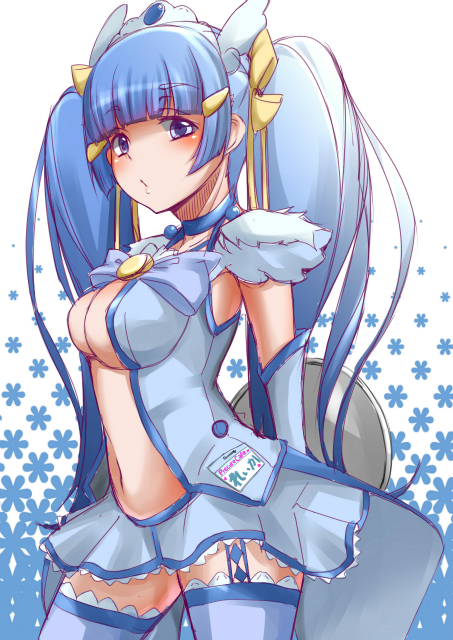 aoki reika and cure beauty (precure and 1 more) drawn by namisawa