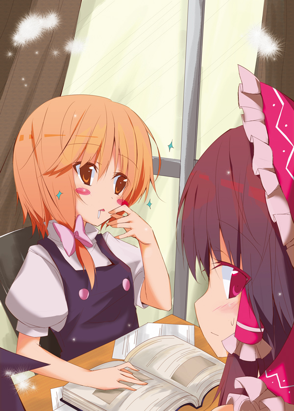 hakurei reimu and kirisame marisa (touhou) drawn by huei_nazuki