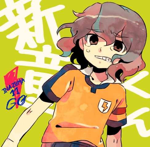 shindou takuto (inazuma eleven and 1 more) drawn by hikarux