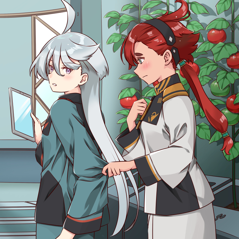 suletta mercury and miorine rembran (gundam and 1 more) drawn by sanada_ikki
