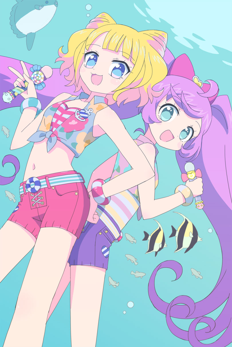 manaka laala and minami mirei (pretty series and 1 more) drawn by ku_(residual666)