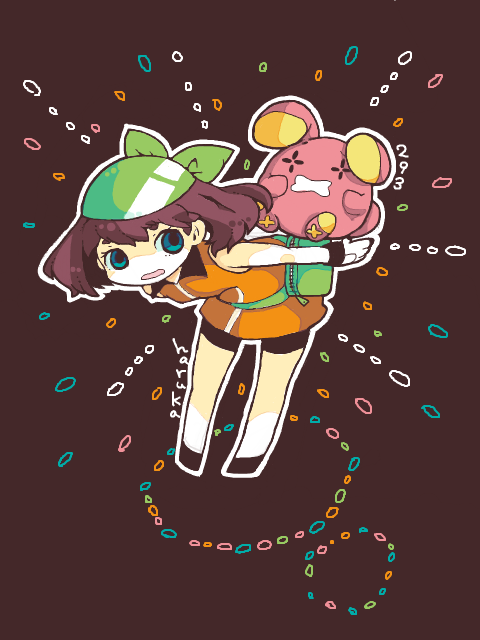 may and whismur (pokemon and 2 more) drawn by tama_co