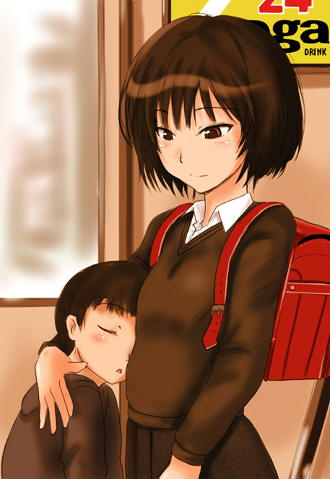 nanasaki ai and nanasaki ikuo (amagami) drawn by murasaki_iro