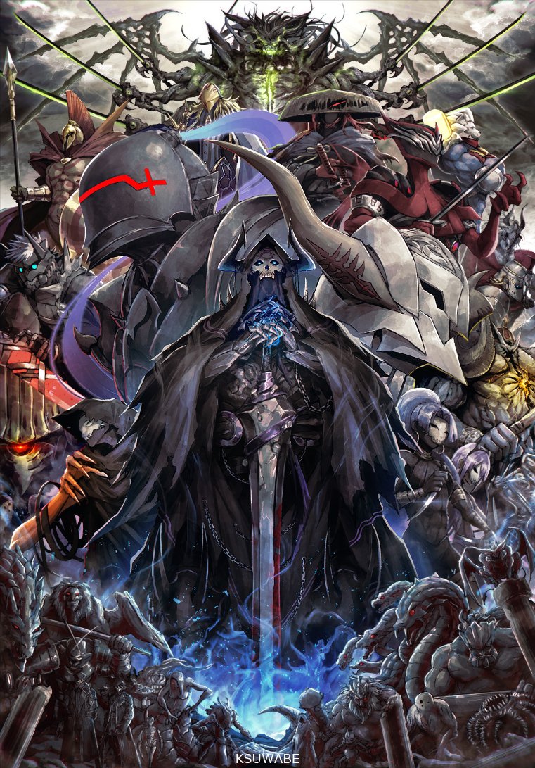 mordred, hassan of serenity, berserker, king hassan, assassin, and 14 more (fate and 1 more) drawn by k-suwabe