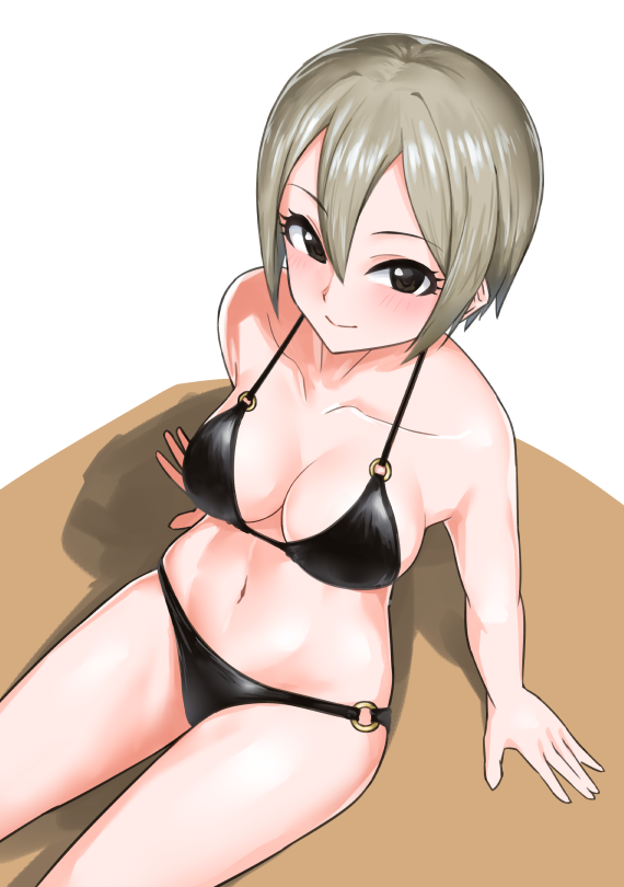 shiomi syuko (idolmaster and 1 more) drawn by hadacra