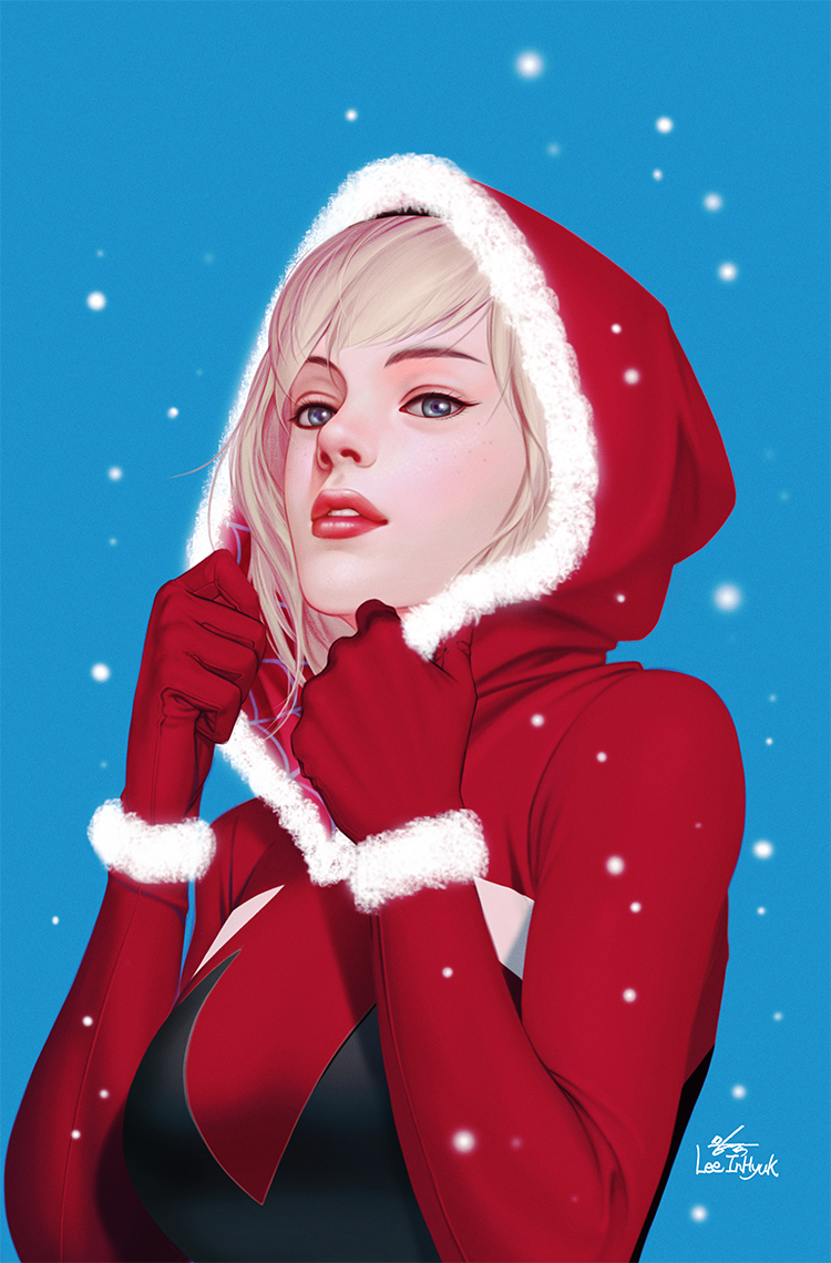 spider-gwen (marvel and 1 more) drawn by in-hyuk_lee