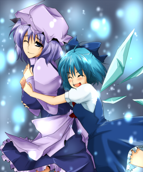 cirno and letty whiterock (touhou) drawn by ifuji_sakura