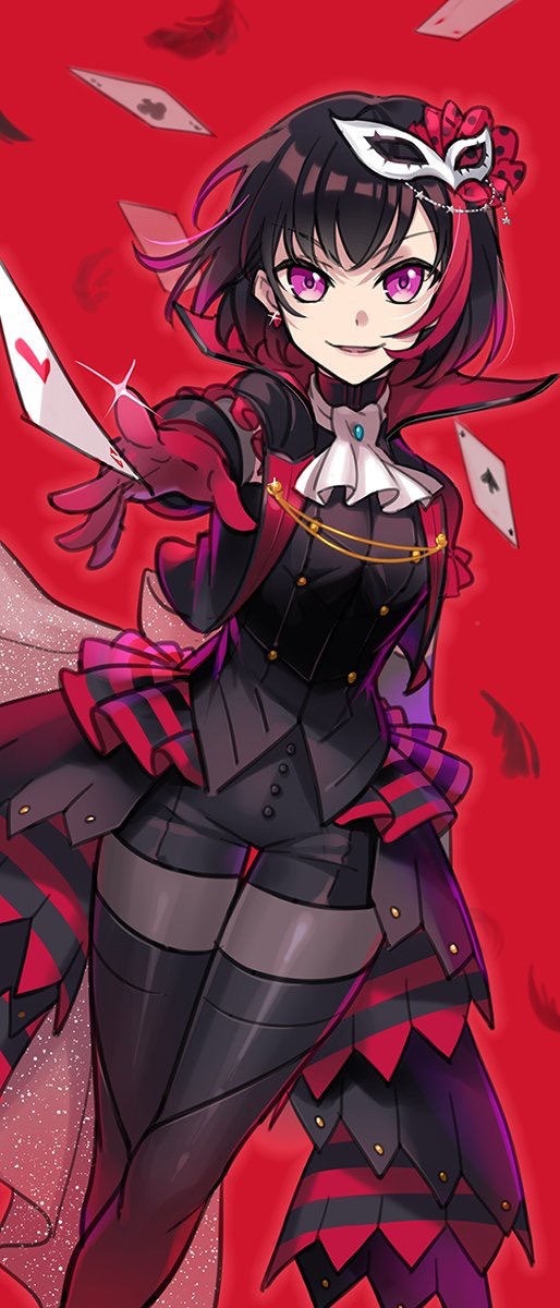 amamiya ren, mitake ran, and joker (persona and 2 more) drawn by nashi_(tidal0414)