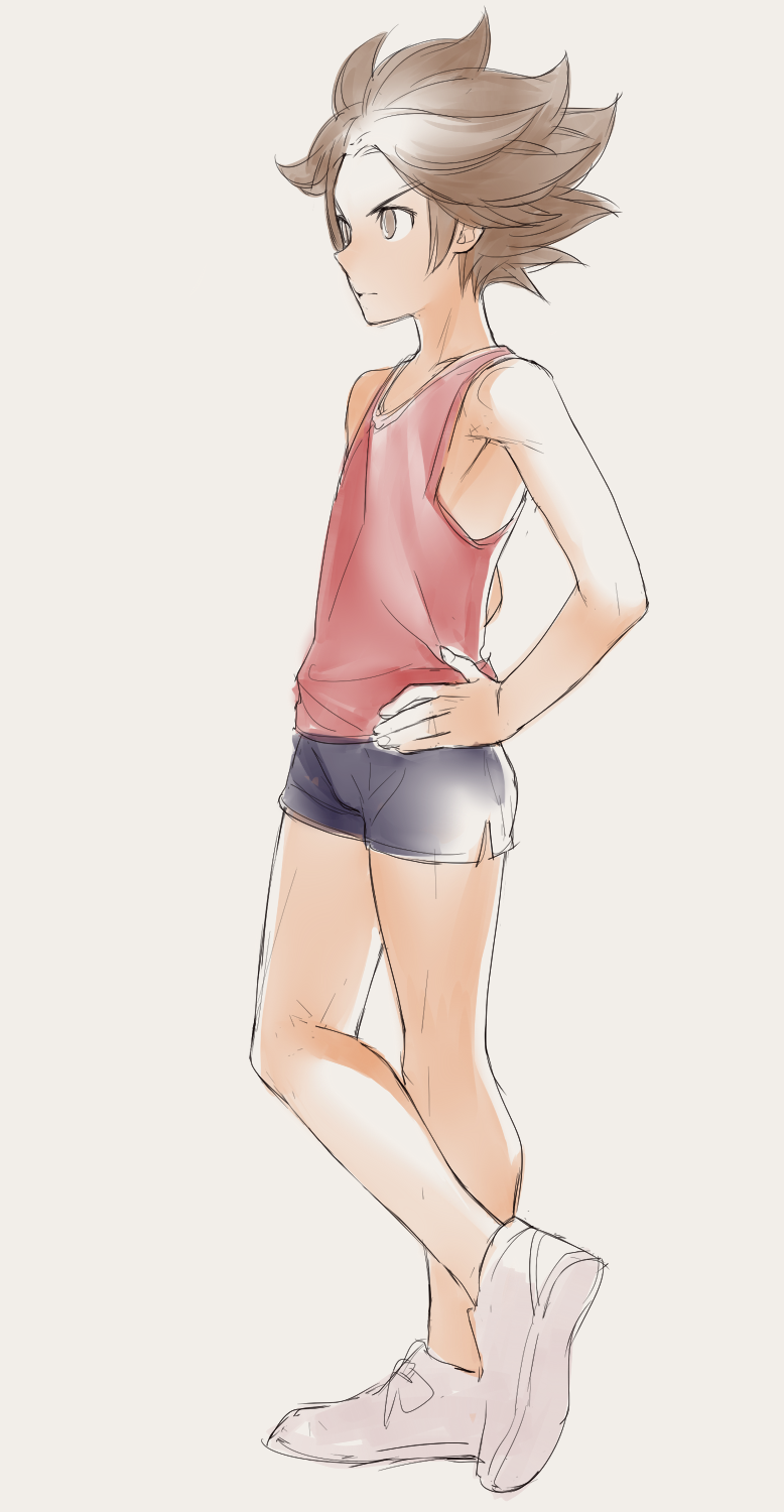 matatagi hayato (inazuma eleven and 2 more) drawn by hs2