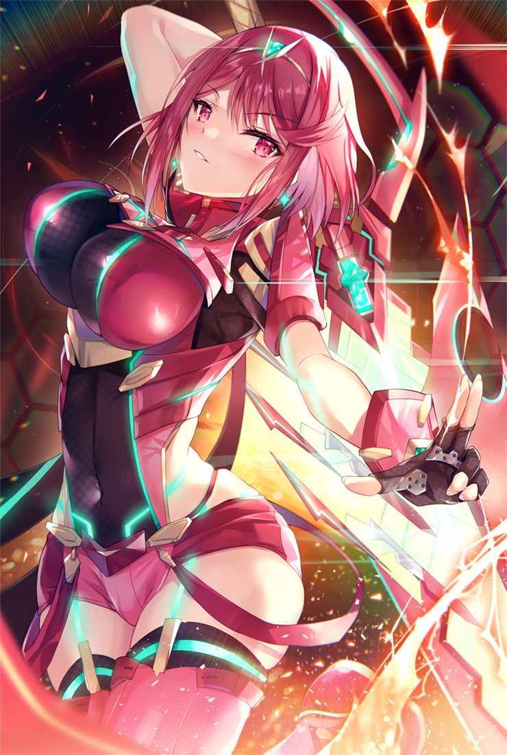 pyra (xenoblade chronicles and 1 more) drawn by inoue_takuya_(tactactak)