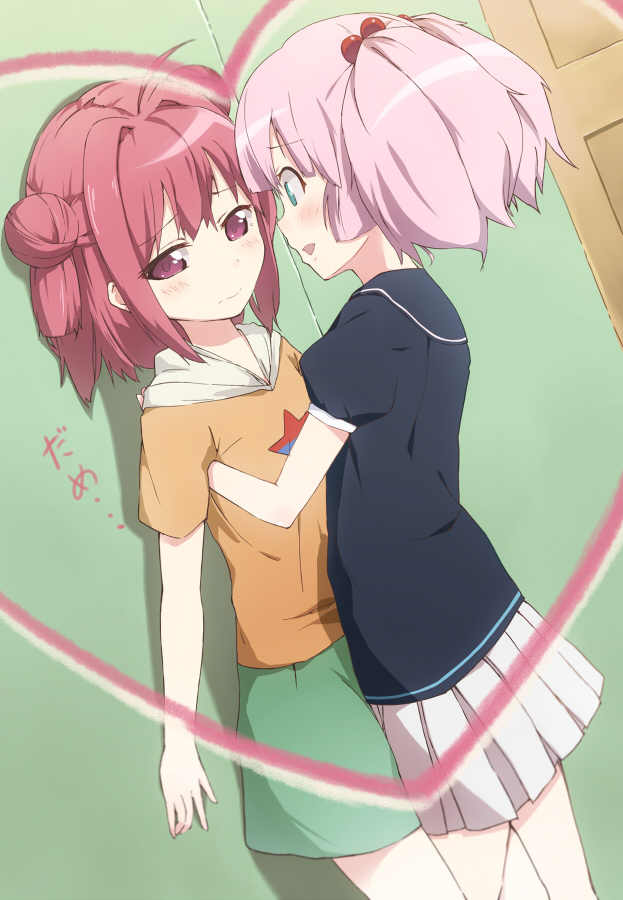akaza akari and yoshikawa chinatsu (yuruyuri) drawn by cccpo
