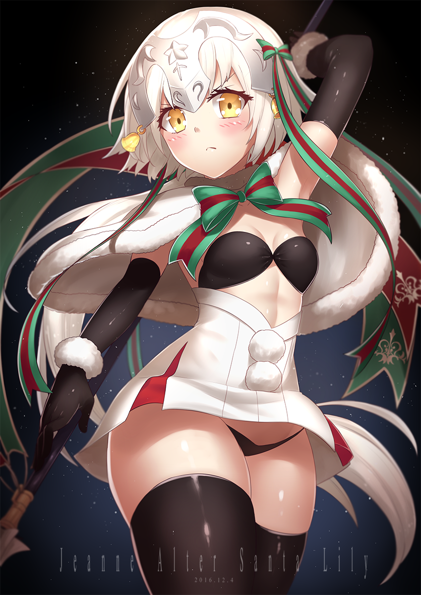 jeanne d'arc alter santa lily (fate and 1 more) drawn by bu_li