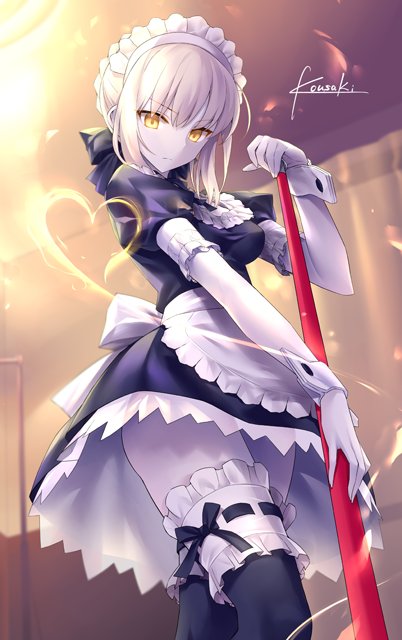 artoria pendragon and saber alter (fate and 2 more) drawn by kousaki_rui