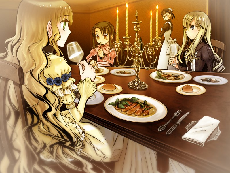 mary clarissa christie, charlotte bronte, angelica derleth, and donna wirgman (steampunk and 1 more) drawn by akira_(kaned_fools)