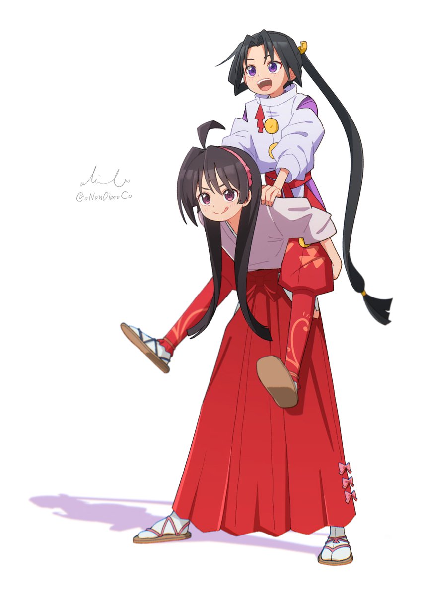 houjou tokiyuki and mochizuki ayako (nige jouzu no wakagimi) drawn by onon0imoco