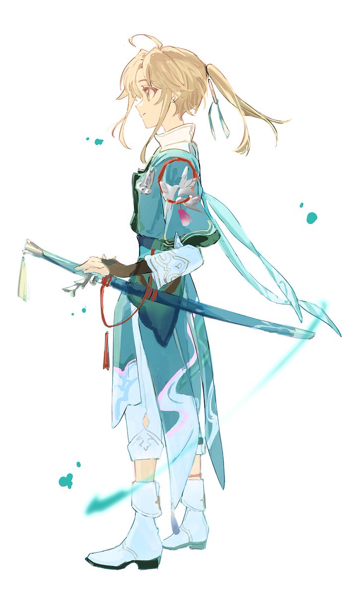 yanqing (honkai and 1 more) drawn by chammpaki